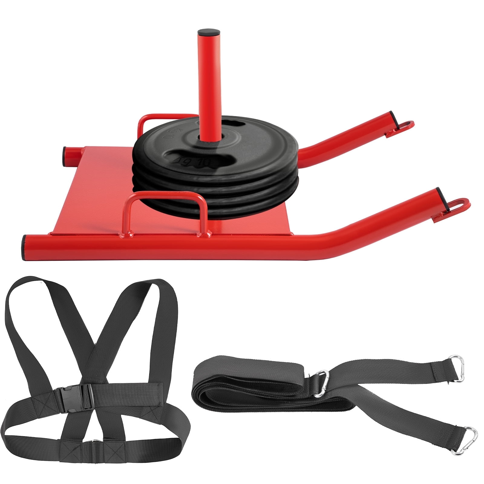 KFFKFF Weight Sled Push Pull Heavy Duty High Training Sled Resistance ...