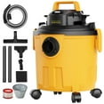 thumbnail image 1 of KFFKFF Wet/Dry Shop Vacuum 5 Gallon 6-HP with Accessories 2-in-1 Crevice Nozzle, 1 of 9