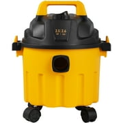 KFFKFF Wet Dry Vac, 2.6 Gallon, 2.5 Peak HP, 3 in 1 Shop Vacuum with Blowing Function, Portable with Attachments to Clean Floor, Upholstery, Gap, Car, ETL Listed, Black/Orange