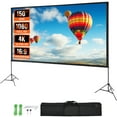 thumbnail image 1 of SKYSHALO ZG-LJ150 Indoor Outdoor Tripod 150" Projector Screen with Carrying Bag, 1 of 9