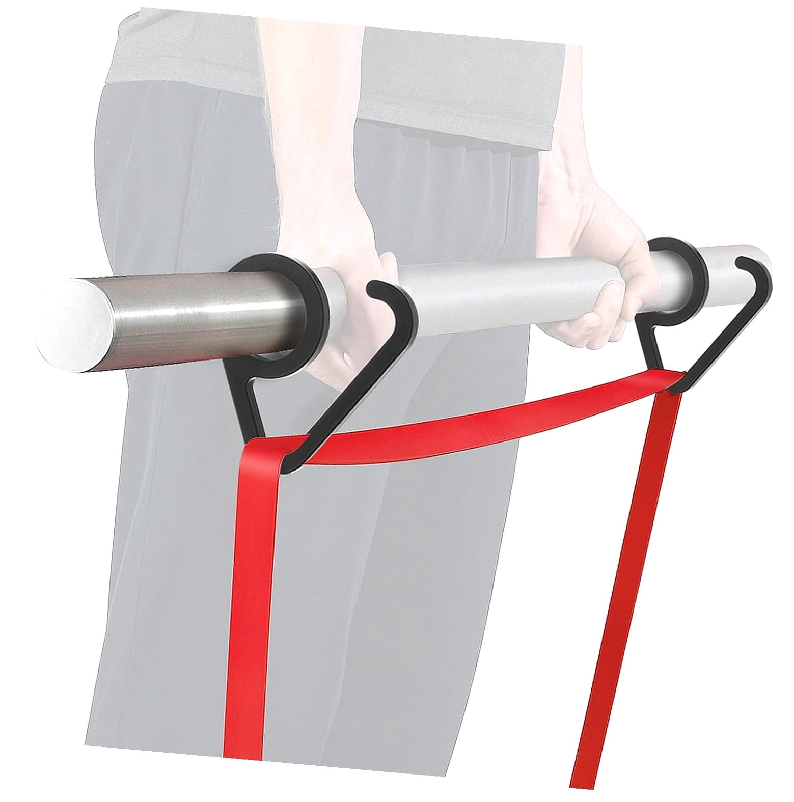 SKYSONIC 1 Pair Resistance Band Collar Attachment For Any 2 Barbell To skysonic-1-pair-resistance-band-collar-attachment-for-any-2-barbell-to