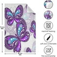 thumbnail image 1 of SKYSONIC 1 pack Butterfly Kitchen Dish Towel, Super Absorbent Soft Drying Cloth Tea Bar Towels, 28 x 18 Inch, 1 of 7