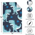 thumbnail image 1 of SKYSONIC 1 pack Dinosaur Kitchen Dish Towel, Super Absorbent Soft Drying Cloth Tea Bar Towels, 28 x 18 Inch, 1 of 7