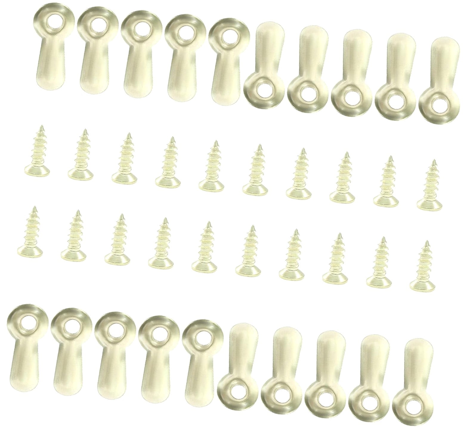 SKYSONIC 100 Pcs Metal Picture Turn Button Fasteners with 100 Pcs ...