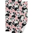 thumbnail image 1 of SKYSONIC 2 Pack Panda Eucalyptus Hand Towels, Ultra Soft and Absorbent, Cute Animals Decorative Fingertip Towel for Home, Bathroom, Kitchen, 28.3"x14.4", 1 of 5