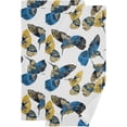 thumbnail image 1 of SKYSONIC 2 Pack Spring Hummingbird Hand Towels, Watercolor Golden Blue Kitchen Towel Ultra Soft and Absorbent,Decorative Fingertip Face Towel for Bathroom Hotel, 28.3"x14.4", 1 of 6