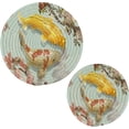 thumbnail image 1 of SKYSONIC 2 Pieces Fish Trivet Mat Tree Pot Holders Set, Hot Pads Potholder Cotton for Kitchen Weave Pot Mat Cooking Baking Decor Home, 1 of 7