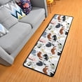 thumbnail image 1 of SKYSONIC 2'X6' Cartoon Childish Cute Cats Runner Rug with Rubber Backing, Non Slip Entryway Rug Runner Washable Soft Area Rug Carpet for Hallway Bedroom Kitchen Decor, 1 of 6