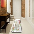thumbnail image 1 of SKYSONIC 2'X6' Christmas Snowman Runner Rug with Rubber Backing, Xmas Quotes Non Slip Entryway Rug Runner Washable Soft Area Rug Carpet for Hallway Bedroom Kitchen Decor, 1 of 6