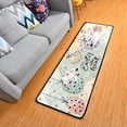 thumbnail image 1 of SKYSONIC 2'X6' Cute Easter Bunny Easter Eggs Runner Rug with Rubber Backing, Non Slip Entryway Rug Runner Washable Soft Area Rug Carpet for Hallway Bedroom Kitchen Decor, 1 of 6