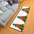 thumbnail image 1 of SKYSONIC 2'X6' Cute Green Leprechaun Runner Rug with Rubber Backing, Saint Patrick's Gnome Non Slip Entryway Rug Runner Washable Soft Area Rug Carpet for Hallway Bedroom Kitchen Decor, 1 of 6