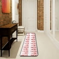 thumbnail image 1 of SKYSONIC 2'X6' Dwarfs Pink Red Hearts Runner Rug with Rubber Backing, St Valentine’s Day Non Slip Entryway Rug Runner Washable Soft Area Rug Carpet for Hallway Bedroom Kitchen Decor, 1 of 6