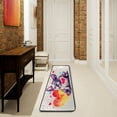 thumbnail image 1 of SKYSONIC 2'X6' Funny Bulldog Puppy Runner Rug with Rubber Backing, Hearts Valentines Non Slip Entryway Rug Runner Washable Soft Area Rug Carpet for Hallway Bedroom Kitchen Decor, 1 of 6