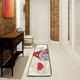 thumbnail image 1 of SKYSONIC 2'X6' Lovely Gnome Heart Runner Rug with Rubber Backing, Happy Valentines Day Non Slip Entryway Rug Runner Washable Soft Area Rug Carpet for Hallway Bedroom Kitchen Decor, 1 of 6