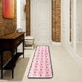 thumbnail image 1 of SKYSONIC 2'X6' Pink Valentine Lips Runner Rug with Rubber Backing, Kiss Me Non Slip Entryway Rug Runner Washable Soft Area Rug Carpet for Hallway Bedroom Kitchen Decor, 1 of 6