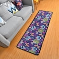 thumbnail image 1 of SKYSONIC 2'X6' Spring Colorful Butterfly Runner Rug with Rubber Backing, Ethnic Flowers Non Slip Entryway Rug Runner Washable Soft Area Rug Carpet for Hallway Bedroom Kitchen Decor, 1 of 6