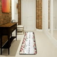 thumbnail image 1 of SKYSONIC 2'X6' Valentine Romantic Roses Runner Rug with Rubber Backing, Watercolor Non Slip Entryway Rug Runner Washable Soft Area Rug Carpet for Hallway Bedroom Kitchen Decor, 1 of 6