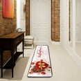 thumbnail image 1 of SKYSONIC 2'X6' Valentines Day Chocolate Runner Rug with Rubber Backing, Gift Box Romantic Sweet Non Slip Entryway Rug Runner Washable Soft Area Rug Carpet for Hallway Bedroom Kitchen Decor, 1 of 6