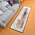 thumbnail image 1 of SKYSONIC 2'X6' Vintage Easter Scene Runner Rug with Rubber Backing, Chickens in Love Non Slip Entryway Rug Runner Washable Soft Area Rug Carpet for Hallway Bedroom Kitchen Decor, 1 of 6