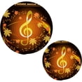 thumbnail image 1 of SKYSONIC 2 pcs Fall Autumn Musical Note Pot Holders Trivets, Heat Resistant Trivets,Abstract Maple Leaves Cotton Thread Weave Mats for Hot Pads Pans Pot Bowl Teapot, 1 of 7