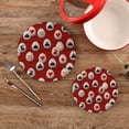 thumbnail image 1 of SKYSONIC 2Pcs Unique Easter Eggs Pot Holders Trivets, Cotton Thread Weave Trivet Heat Resistant Mats Pot Teapot Protection Table Decorative, 1 of 7