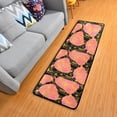 thumbnail image 1 of SKYSONIC 2X6 Feet Abstract Pink Pumpkins Runner Rug with Rubber Backing, Autumn Harvest Non Slip Entryway Rug Runner Washable Soft Area Rug Carpet for Hallway Bedroom Kitchen Decor, 1 of 6