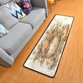 thumbnail image 1 of SKYSONIC 2X6 Feet Autumn Flower Pumpkin Runner Rug with Rubber Backing, Vintage Fall Plant Non Slip Entryway Rug Runner Washable Soft Area Rug Carpet for Hallway Bedroom Kitchen Decor, 1 of 6