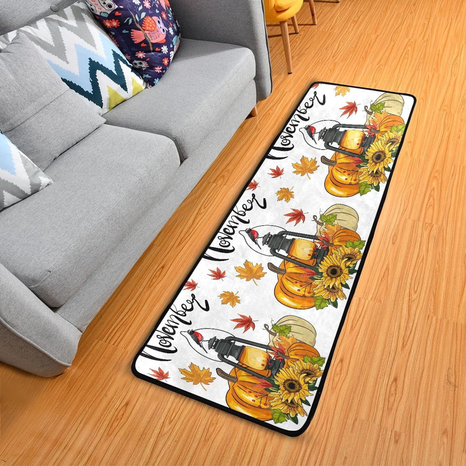 Winter Lantern Locomotive Runner Carpet NCU0TD1349 main image 0