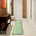 thumbnail image 1 of SKYSONIC 2X6 Feet Bright Green Cactus Runner Rug with Rubber Backing, Summer Fresh Cacti Non Slip Entryway Rug Runner Washable Soft Area Rug Carpet for Hallway Bedroom Kitchen Decor, 1 of 6