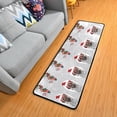thumbnail image 1 of SKYSONIC 2X6 Feet Christmas Funny GOG Runner Rug with Rubber Backing, Merry Xmas Stocking Non Slip Entryway Rug Runner Washable Soft Area Rug Carpet for Hallway Bedroom Kitchen Decor, 1 of 6