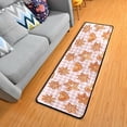 thumbnail image 1 of SKYSONIC 2X6 Feet Christmas Gingerbread Winter Runner Rug with Rubber Backing, Pink Check Non Slip Entryway Rug Runner Washable Soft Area Rug Carpet for Hallway Bedroom Kitchen Decor, 1 of 6