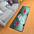thumbnail image 1 of SKYSONIC 2X6 Feet Christmas Snowman Funny Runner Rug with Rubber Backing, Winter Non Slip Entryway Rug Runner Washable Soft Area Rug Carpet for Hallway Bedroom Kitchen Decor, 1 of 6