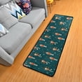 thumbnail image 1 of SKYSONIC 2X6 Feet Funny Nutcrackers Soliders Runner Rug with Rubber Backing, Christmas Snowflakes Non Slip Entryway Rug Runner Washable Soft Area Rug Carpet for Hallway Bedroom Kitchen Decor, 1 of 6
