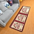 thumbnail image 1 of SKYSONIC 2X6 Feet Joy to The World Runner Rug with Rubber Backing, Merry Christmas Non Slip Entryway Rug Runner Washable Soft Area Rug Carpet for Hallway Bedroom Kitchen Decor, 1 of 6
