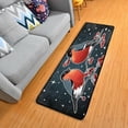 thumbnail image 1 of SKYSONIC 2X6 Feet Retro Red Birds Winter Runner Rug with Rubber Backing, Merry Christmas Non Slip Entryway Rug Runner Washable Soft Area Rug Carpet for Hallway Bedroom Kitchen Decor, 1 of 6