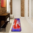 thumbnail image 1 of SKYSONIC 2X6 Feet Watercolor Red Poppies Runner Rug with Rubber Backing, Cute Flower Non Slip Entryway Rug Runner Washable Soft Area Rug Carpet for Hallway Bedroom Kitchen Decor, 1 of 6