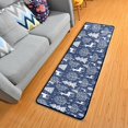 thumbnail image 1 of SKYSONIC 2X6 Feet Winter White Deer Runner Rug with Rubber Backing, Forest Tree Non Slip Entryway Rug Runner Washable Soft Area Rug Carpet for Hallway Bedroom Kitchen Decor, 1 of 6