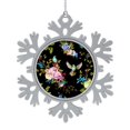 SKYSONIC 3 PCS Christmas Snowflake Hanging Ornament Keepsakes, Roses