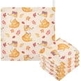 thumbnail image 1 of SKYSONIC 3 PCS Cute Cartoon Fox Baby Muslin Washcloths, Autumn Leaves Face Towel Burp Cloths Ultra Soft Absorbent Cotton Bath Wipes Towels for Newborn Boys Girls, 1 of 7