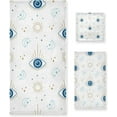 thumbnail image 1 of SKYSONIC 3 Pack Towel Magic Mystery Symbols Cotton Bath Towel Set (1 Bath Towel, 1 Hand Towel, 1 Washcloth) for Bathroom, Super Soft and Quick Dry Towels, 1 of 7