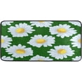 thumbnail image 1 of SKYSONIC 39x20 Inch Area Rug Floral Daisy Pattern Door Mat Washable Non-Slip Throw Floor Carpet, 1 of 7