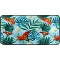 thumbnail image 1 of SKYSONIC 39x20 Inch Area Rug Tropical Palm Leaves Door Mat Washable Non-Slip Throw Floor Carpet, 1 of 7