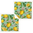 thumbnail image 1 of SKYSONIC 4 PCS Yellow Lemons Baby Washcloths Towel Set, Highly Absorbent & Soft Cotton Wash Cloths, Face Hand Towels for Bathroom, Multi-Purpose Fingertip Towels, 12"x 12", 1 of 7