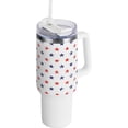 thumbnail image 1 of SKYSONIC 40oz American Flag Stars Tumbler With Lid And Straw Travel Coffee Mug Stainless Steel Insulated Thermal Tumblers Cup, 1 of 7