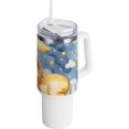thumbnail image 1 of SKYSONIC 40oz Tumbler with Handle and Straw-Cute Baby Lion SleepingDouble Wall Vacuum Reusable Stainless Steel Insulated Water Bottle Mothers Day Gifts, 1 of 7
