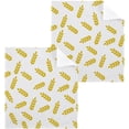 thumbnail image 1 of SKYSONIC 4PCS Yellow Leaves Towels Cotton Washcloths Set,Quick Drying & Absorbent Soft Bathroom Hand Towel Lightweight & Portable Fingertip Towel, 1 of 7