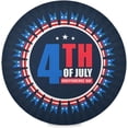 thumbnail image 1 of SKYSONIC 4th of July Round Placemats for Dining Table Non-Slip Heat-Resistant Polyester Table Mats Set of 1 Washable Table Mats for Kitchen Dining Table Decoration (962), 1 of 7