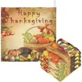 thumbnail image 1 of SKYSONIC 5 PCS Retro Harvest Thanksgiving Baby Muslin Washcloths, Pumpkin Face Towel Burp Cloths Ultrasoft Absorbent Cotton Bath Wipes Towels for Newborn Boys Girls, 1 of 7