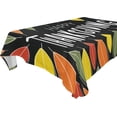 thumbnail image 1 of SKYSONIC 54"X54" Square Tablecloth with Happy Thanksgiving Prints, Anti-Wrinkle and Smooth Table Cloth for Kitchen/Home Wedding Decoration, 1 of 7