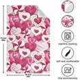 thumbnail image 1 of SKYSONIC 6 Pack Valentine's Day Love Heart Kitchen Towel 18"x28", Super Soft Absorbent Hand Towel Tea Towel Home Restaurant Tableware Cleaning Rag, 1 of 7